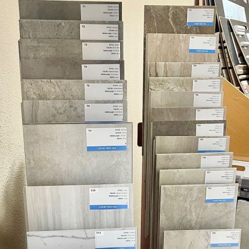 Marble look Luxury Vinyl Tile at Emerson Carpet One